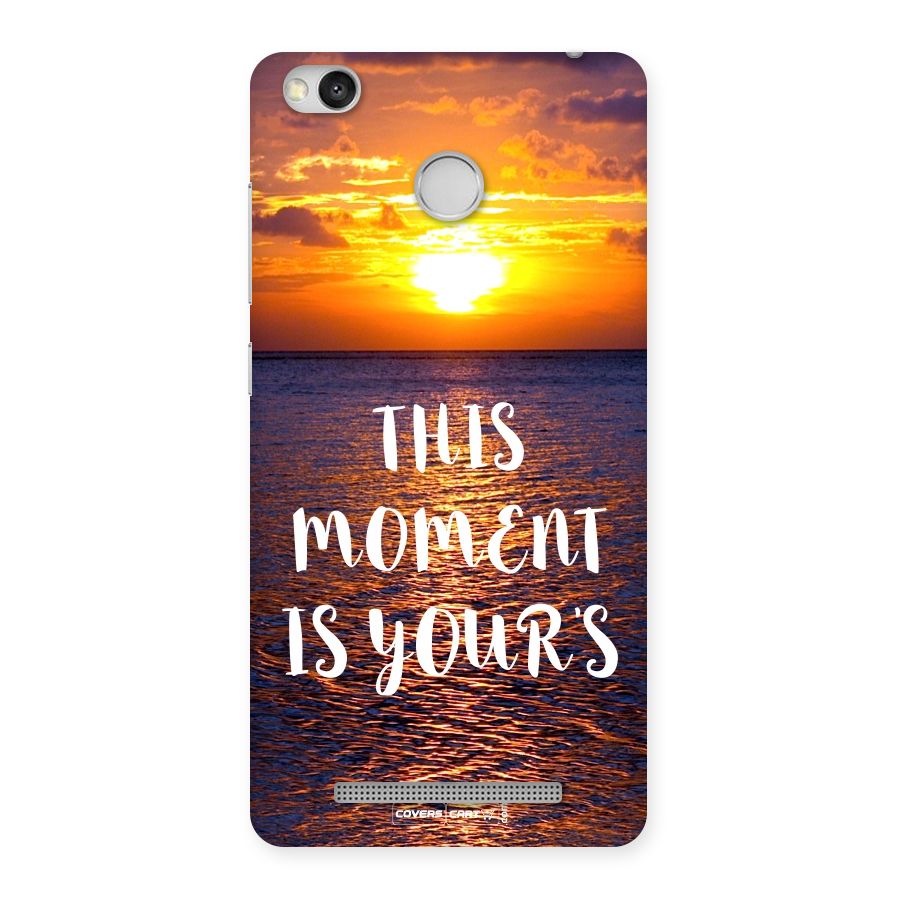 Moments Back Case for Redmi 3S Prime