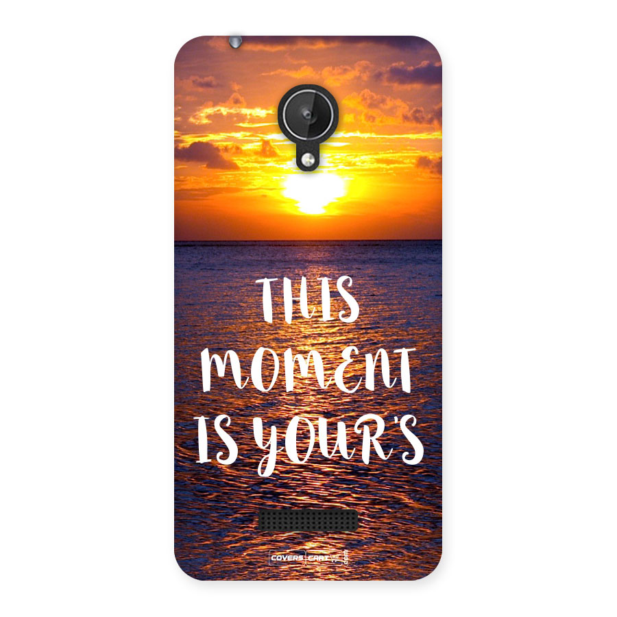 Moments Back Case for Micromax Canvas Spark Q380