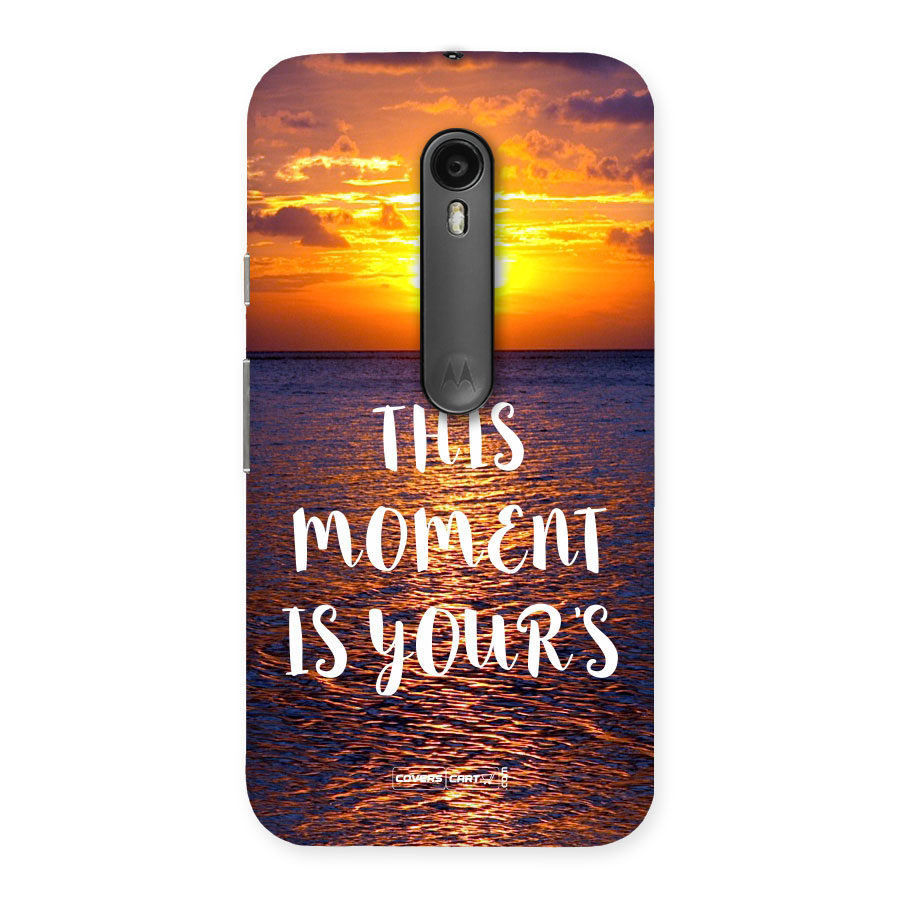 Moments Back Case for Moto G3