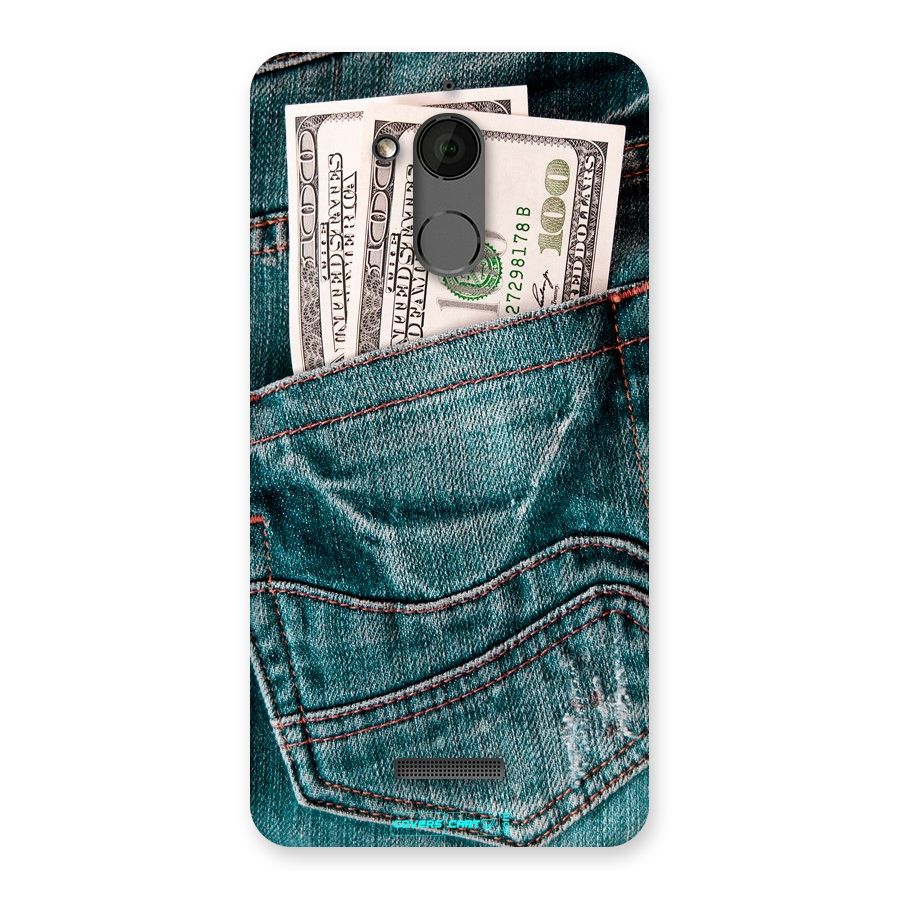Money in Jeans Back Case for Coolpad Note 5
