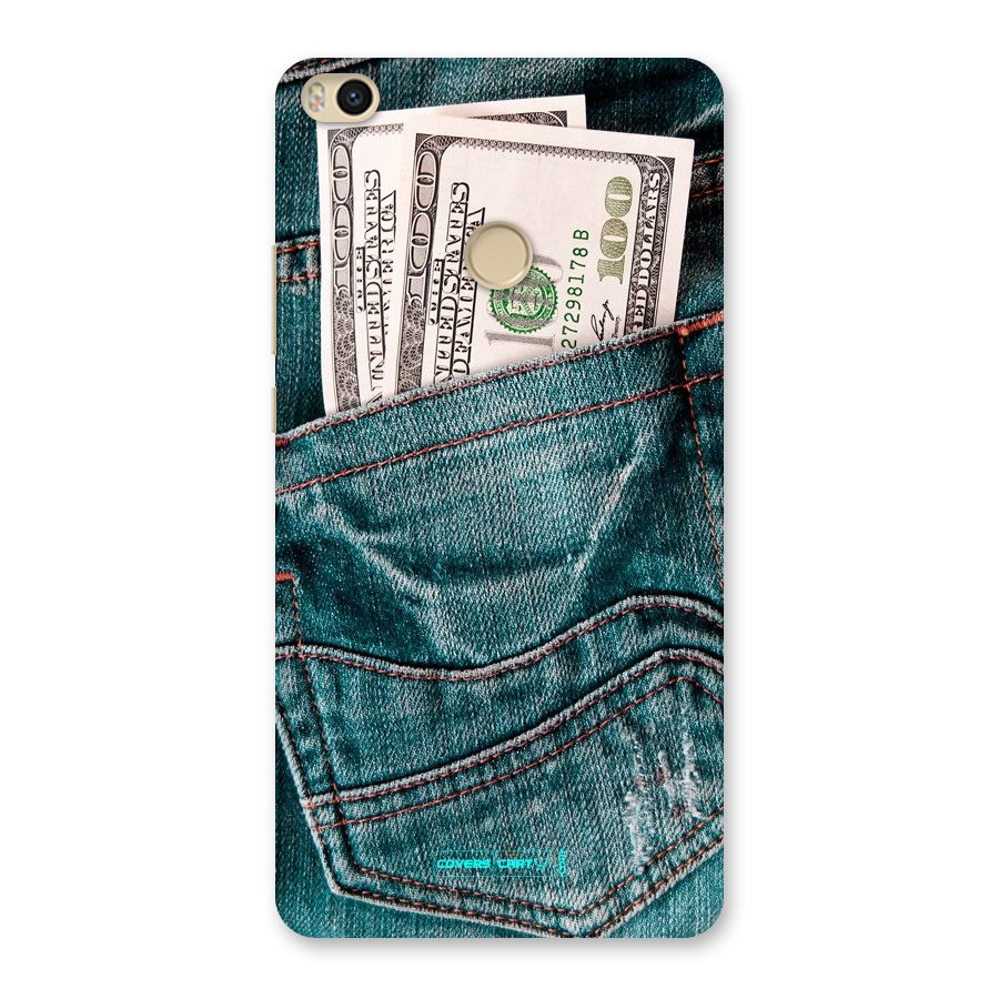 Money in Jeans Back Case for Mi Max 2