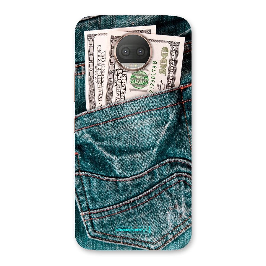 Money in Jeans Back Case for Moto G5s Plus