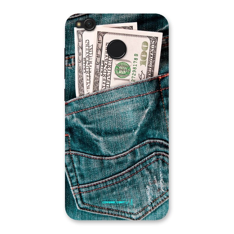Money in Jeans Back Case for Redmi 4