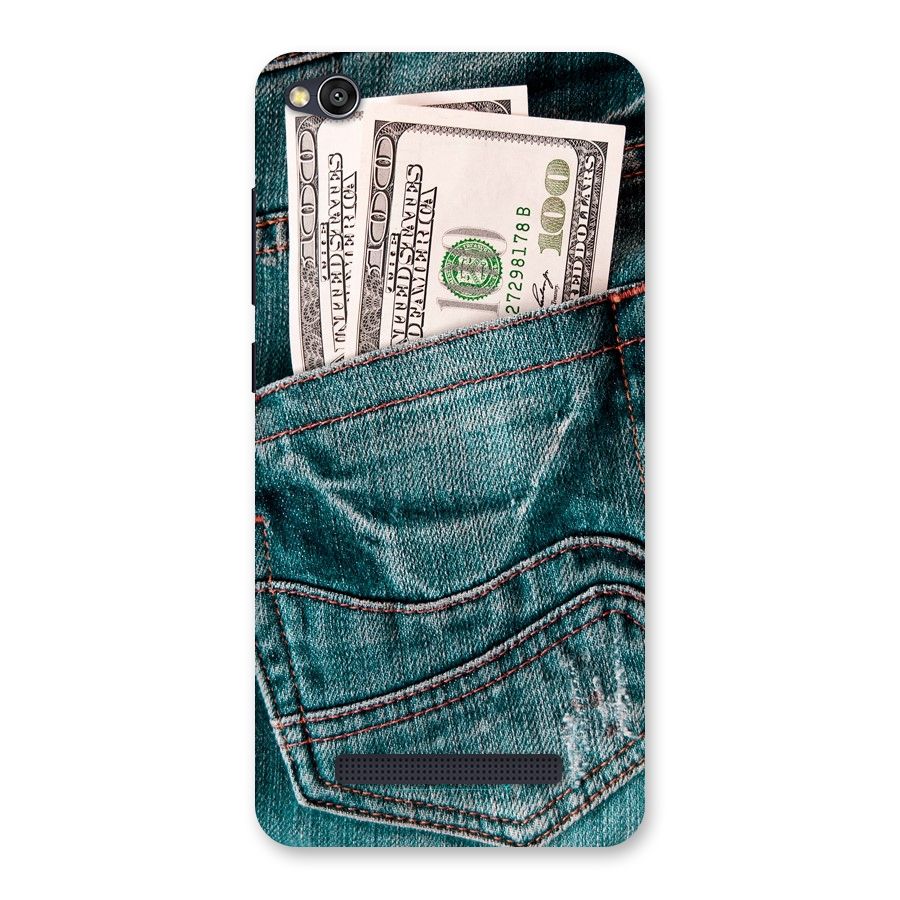 Money in Jeans Back Case for Redmi 4A