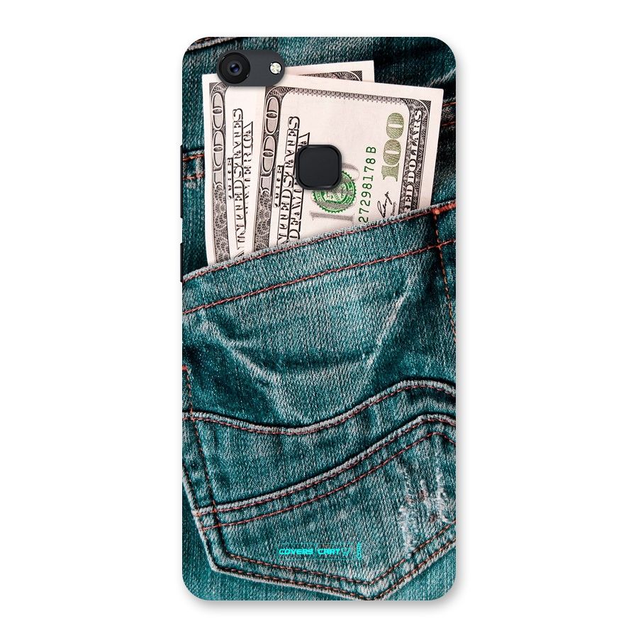 Money in Jeans Back Case for Vivo V7 Plus