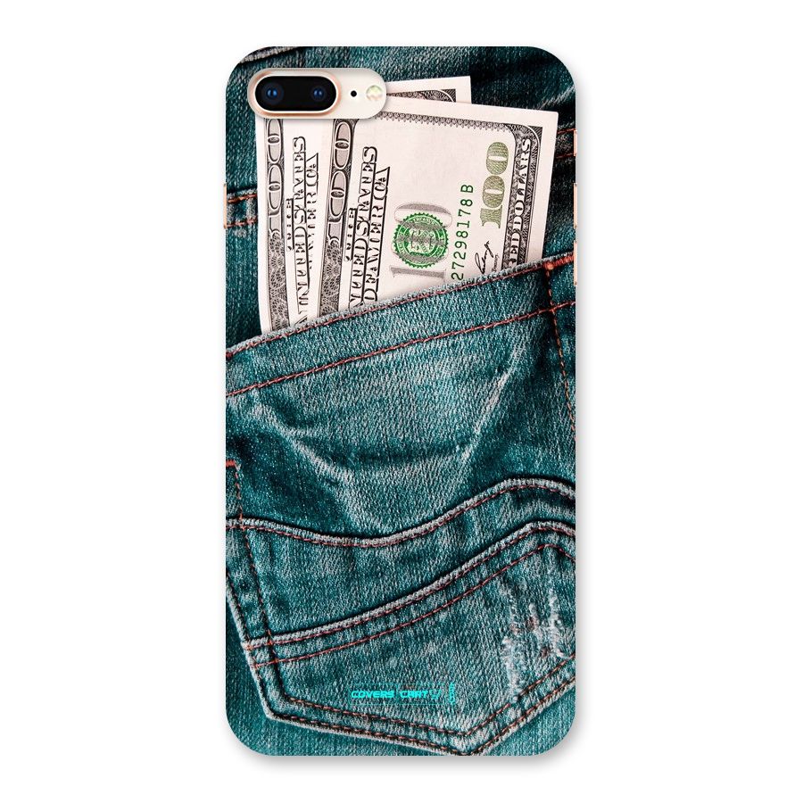 Money in Jeans Back Case for iPhone 8 Plus