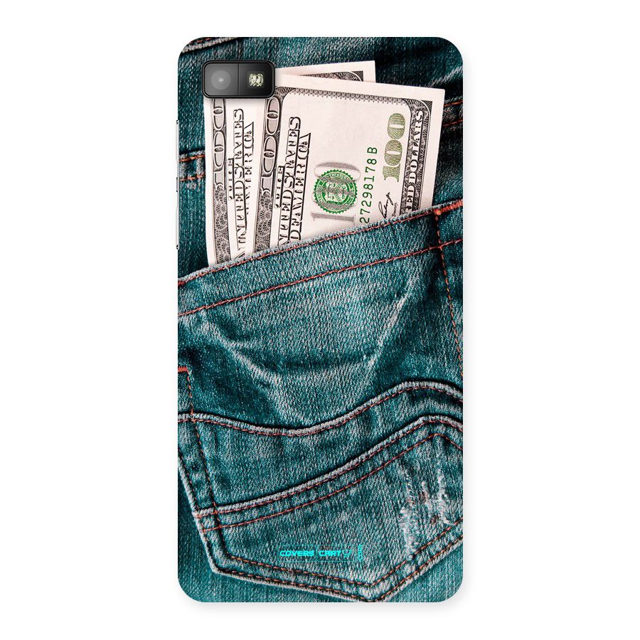 Money in Jeans Back Case for Blackberry Z10