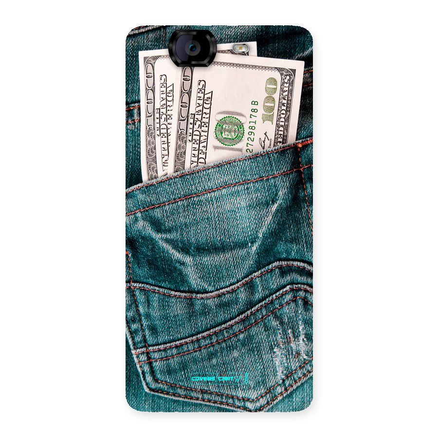 Money in Jeans Back Case for Canvas Knight A350