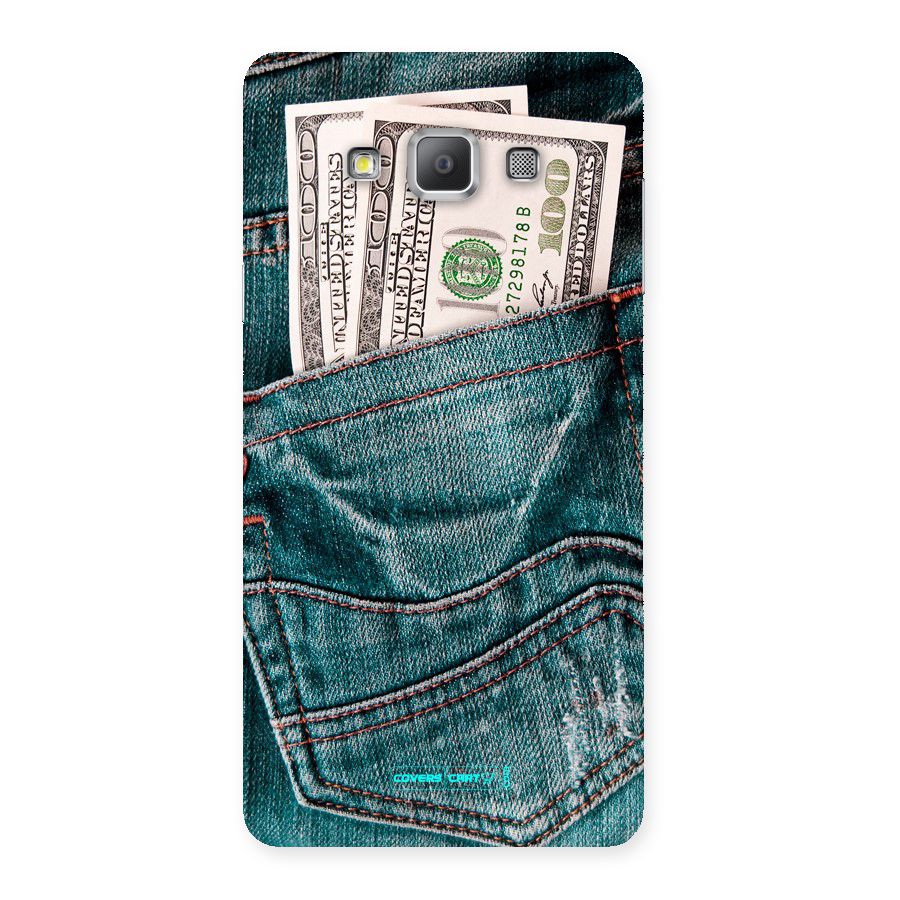 Money in Jeans Back Case for Galaxy A7