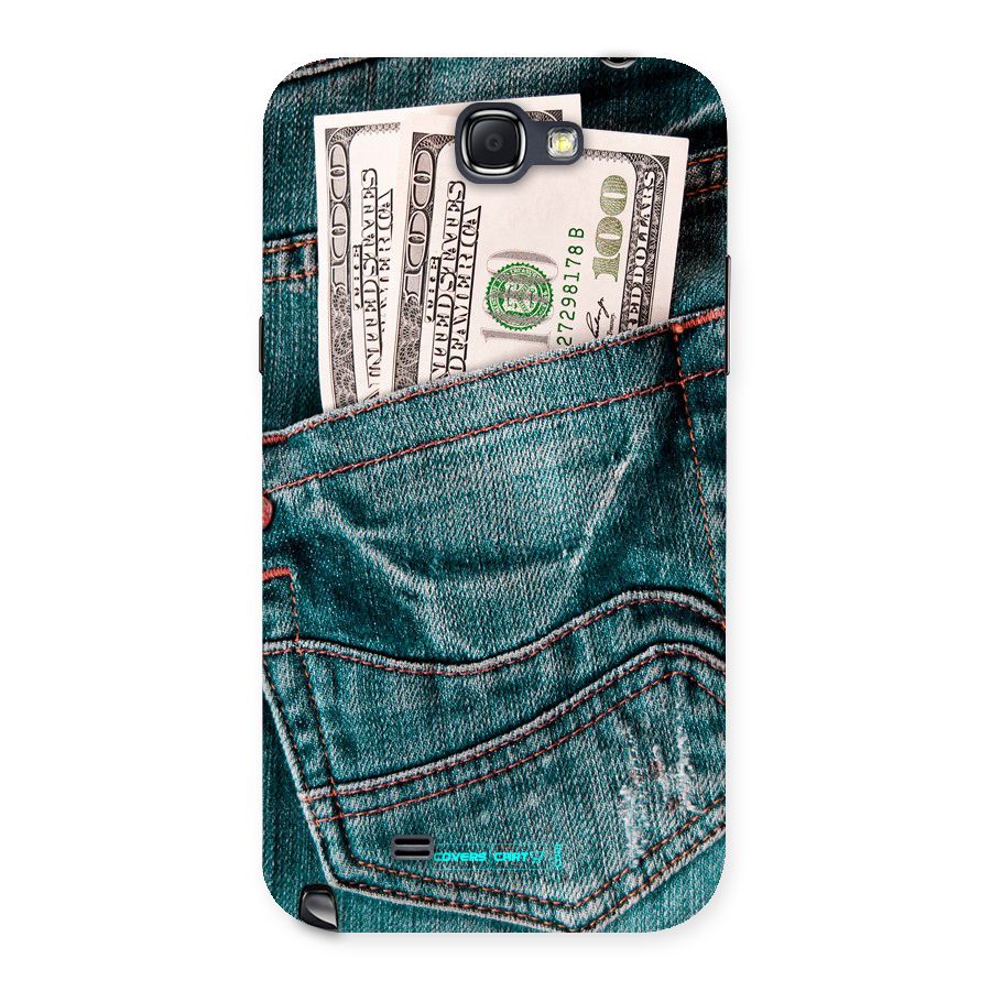 Money in Jeans Back Case for Galaxy Note 2