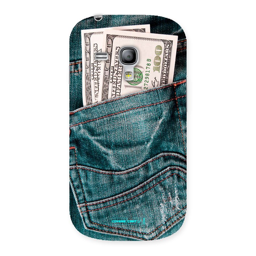 Money in Jeans Back Case for Galaxy S3 Mini