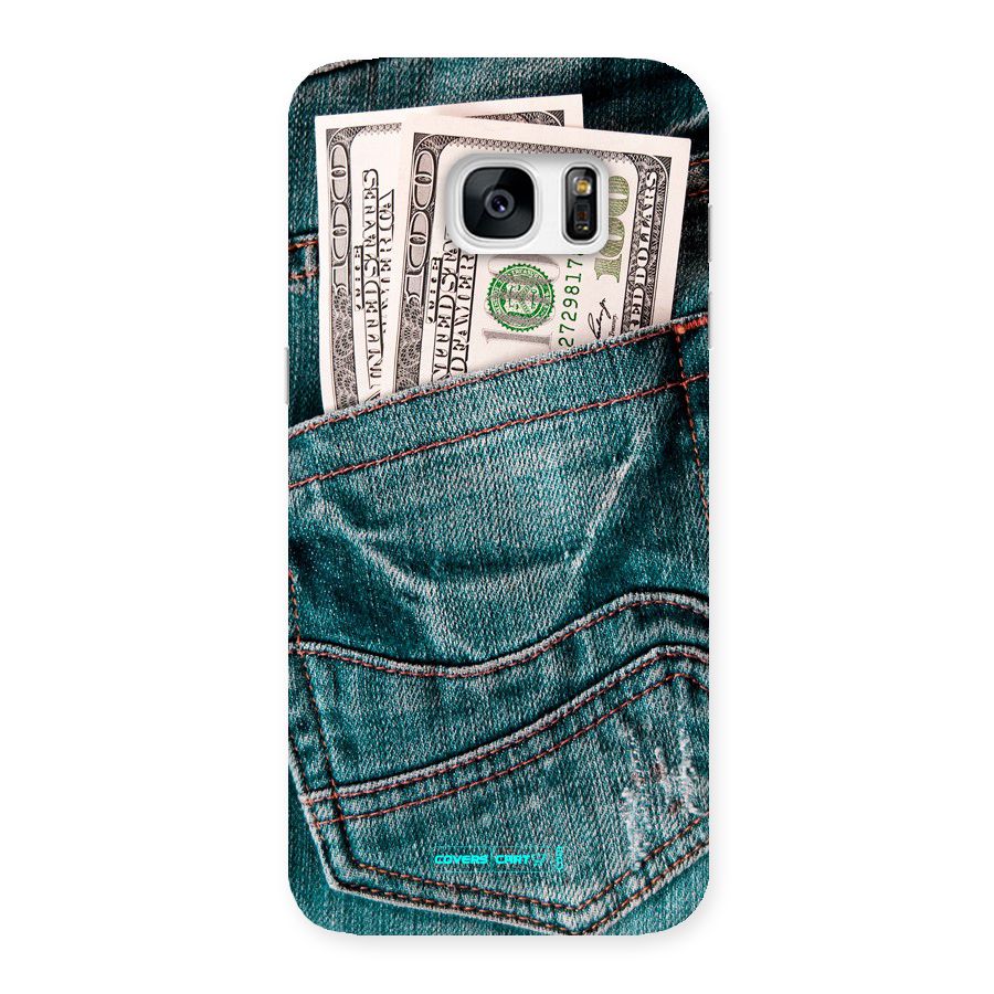 Money in Jeans Back Case for Galaxy S7 Edge