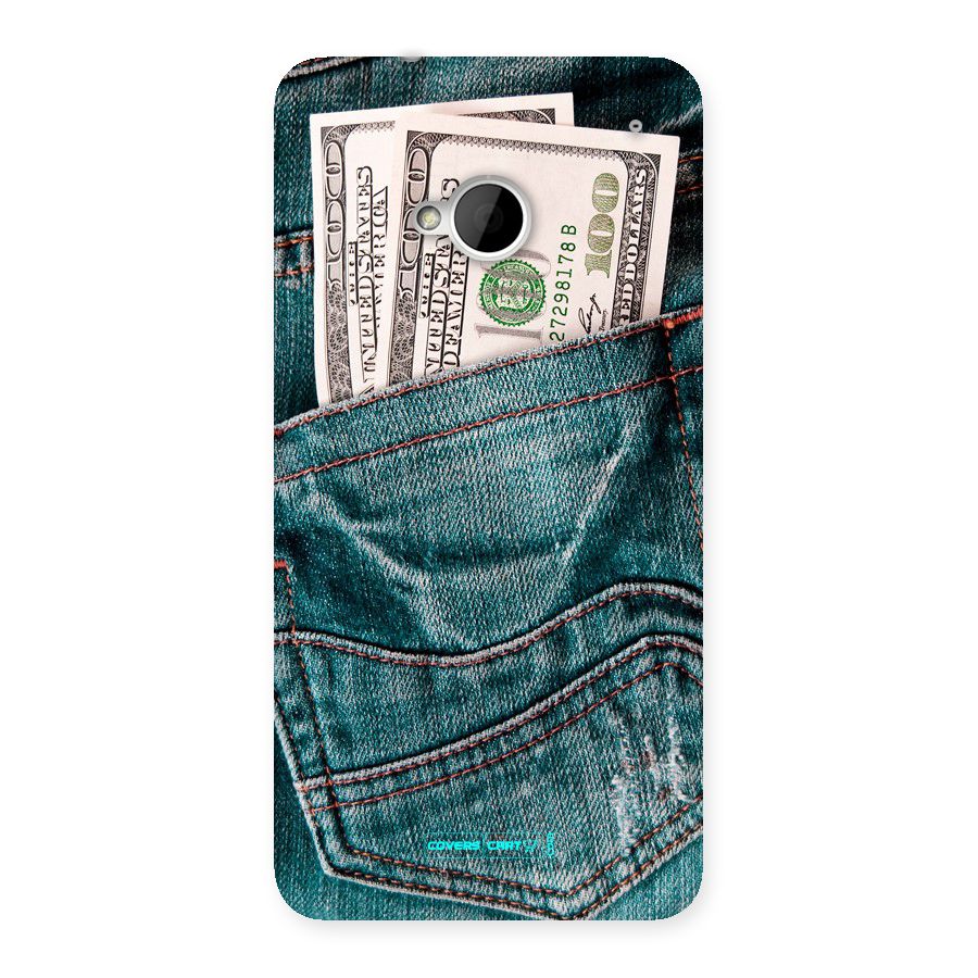 Money in Jeans Back Case for HTC One M7