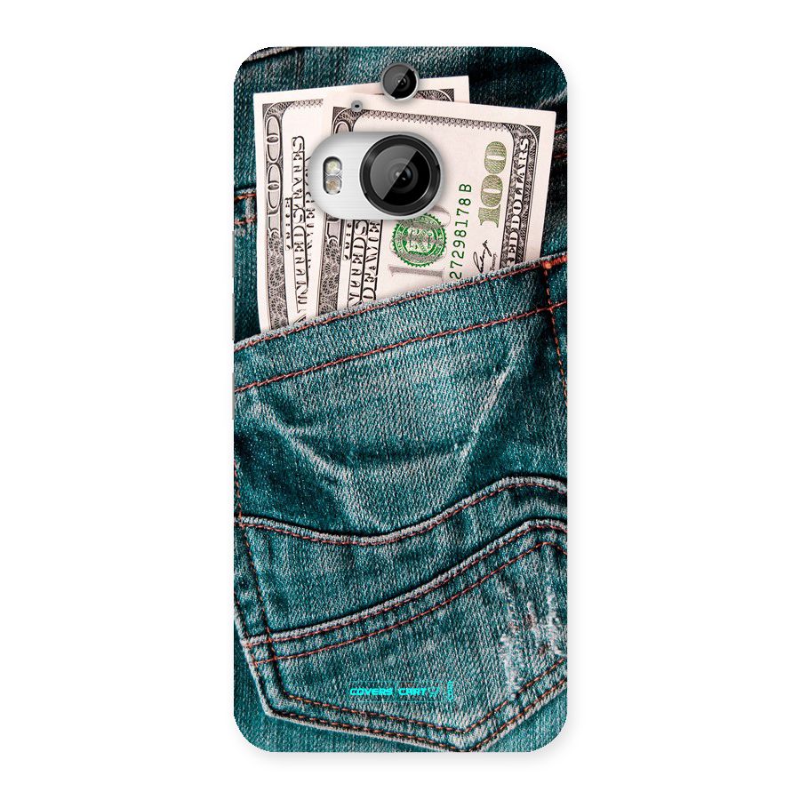 Money in Jeans Back Case for HTC One M9 Plus