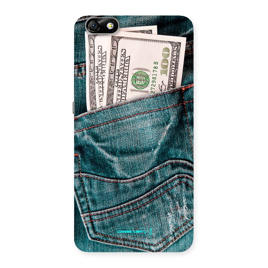 Money in Jeans Back Case for Honor 4X