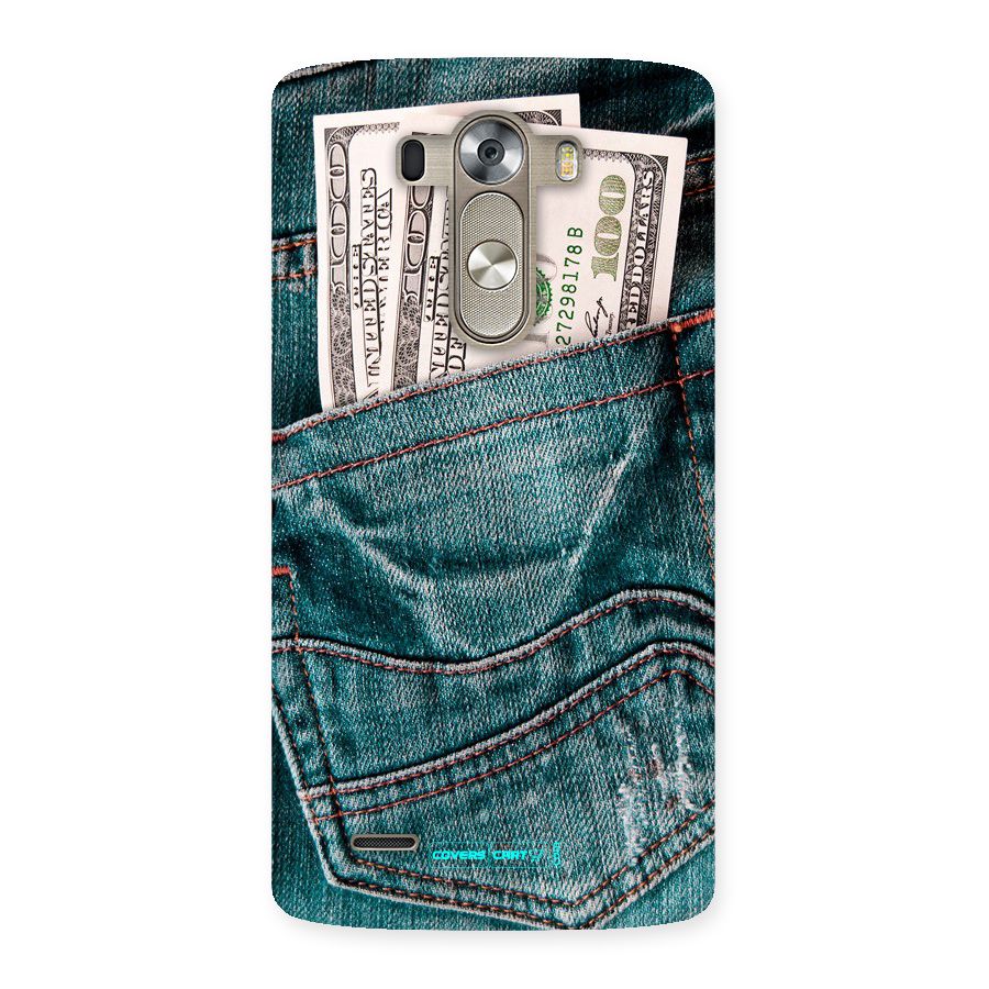Money in Jeans Back Case for LG G3