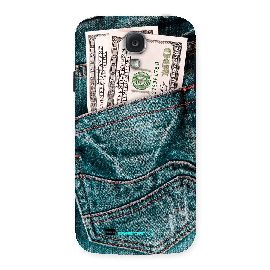 Money in Jeans Back Case for Samsung Galaxy S4