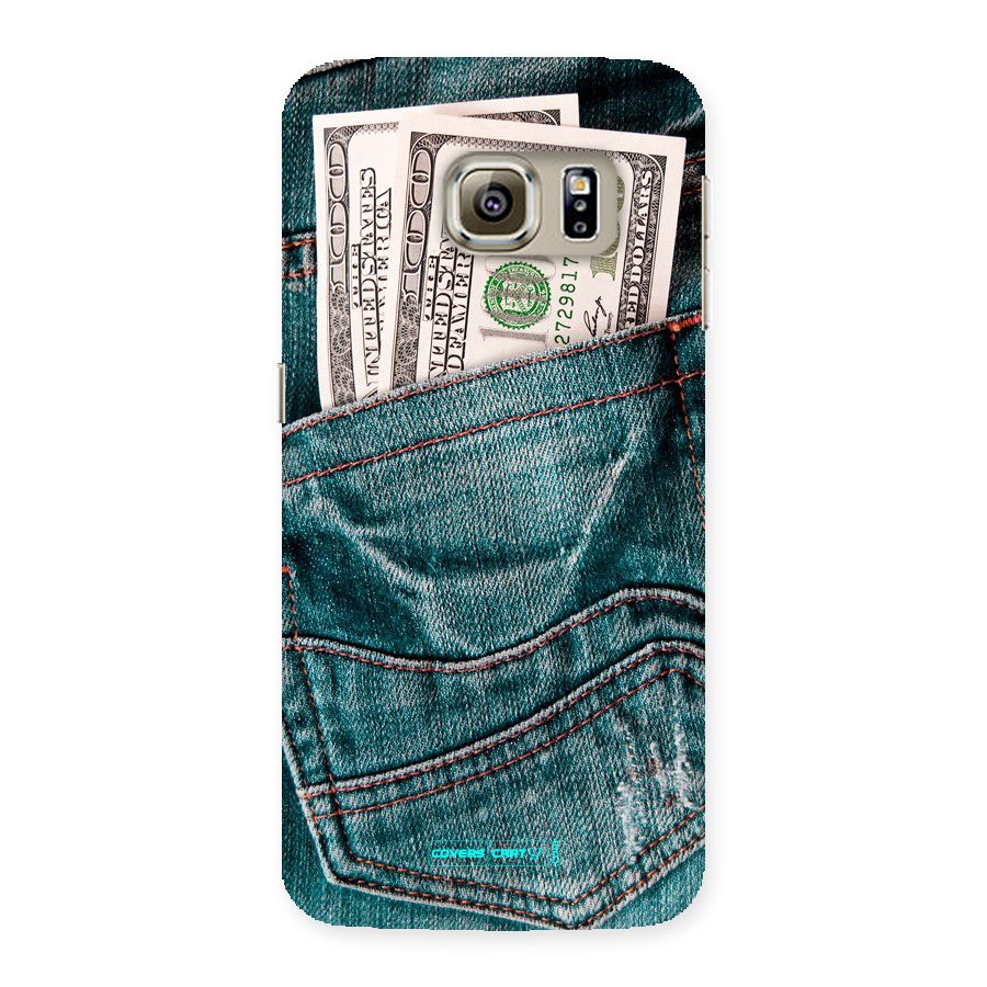 Money in Jeans Back Case for Samsung Galaxy S6 Edge