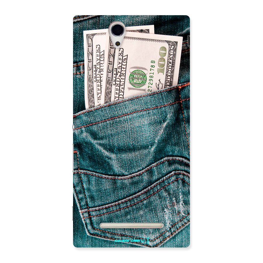 Money in Jeans Back Case for Sony Xperia C3