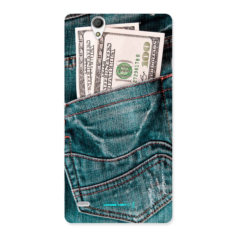 Money in Jeans Back Case for Sony Xperia C4
