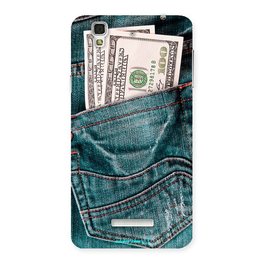 Money in Jeans Back Case for YU Yureka Plus