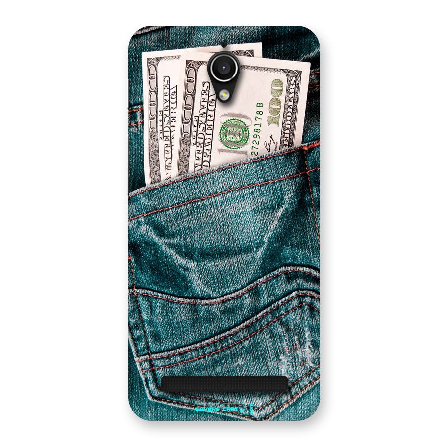 Money in Jeans Back Case for Zenfone Go