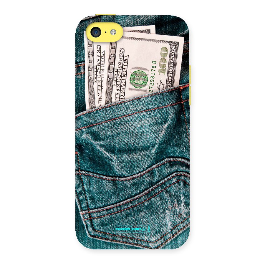 Money in Jeans Back Case for iPhone 5C