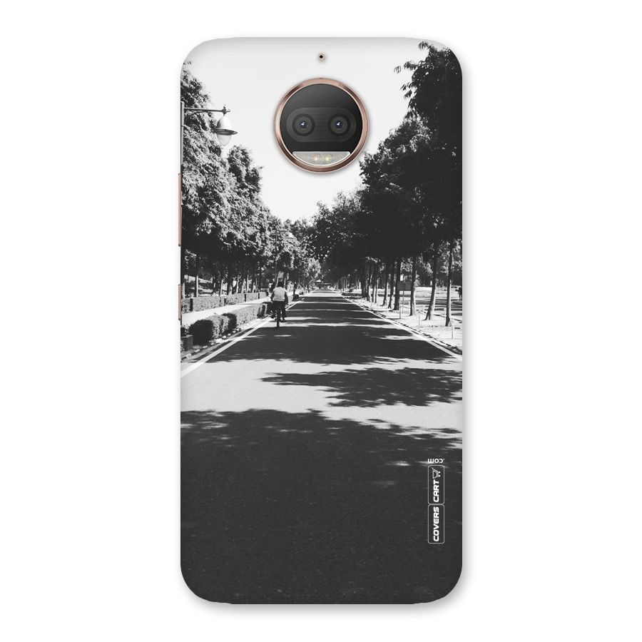 Monochrome Path Back Case for Moto G5s Plus