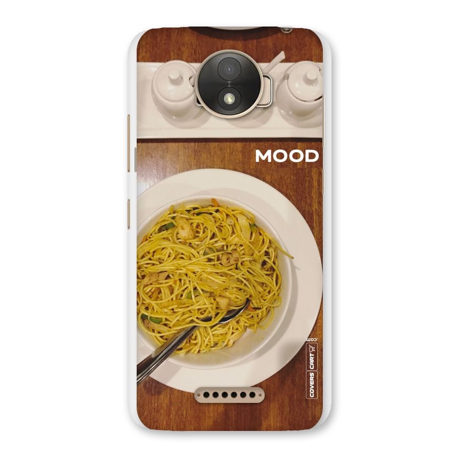 Mood Back Case for Moto C Plus