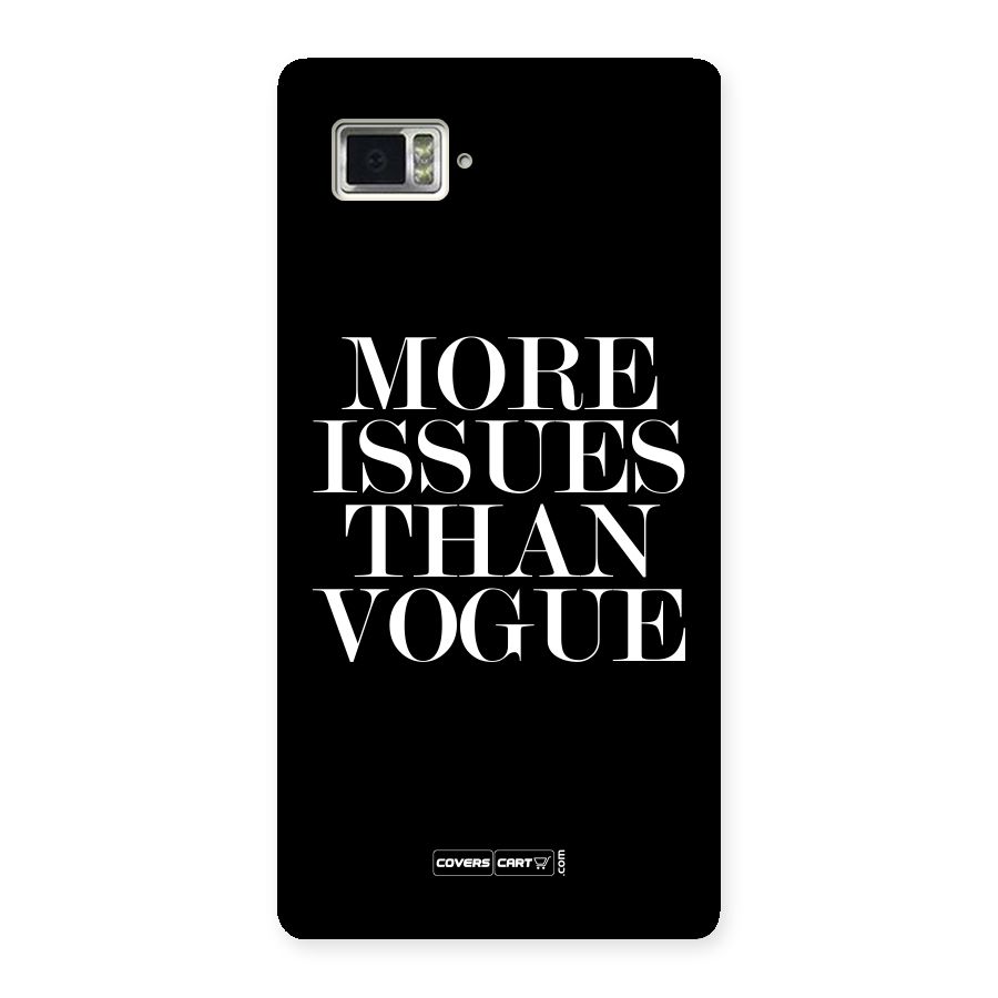 More Issues than Vogue (Black) Back Case for Vibe Z2 Pro K920