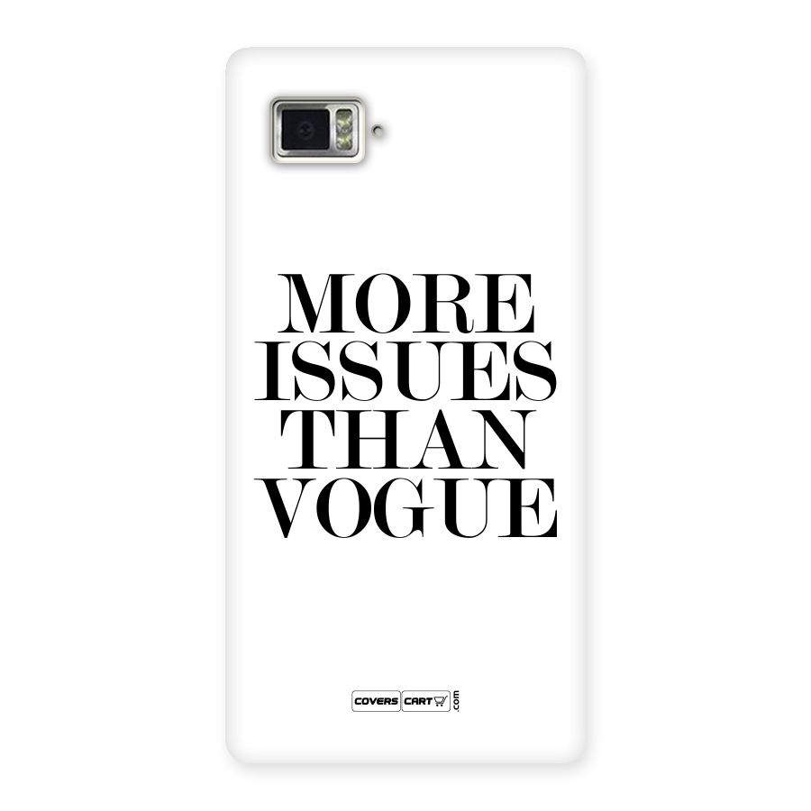 More Issues than Vogue (White) Back Case for Vibe Z2 Pro K920