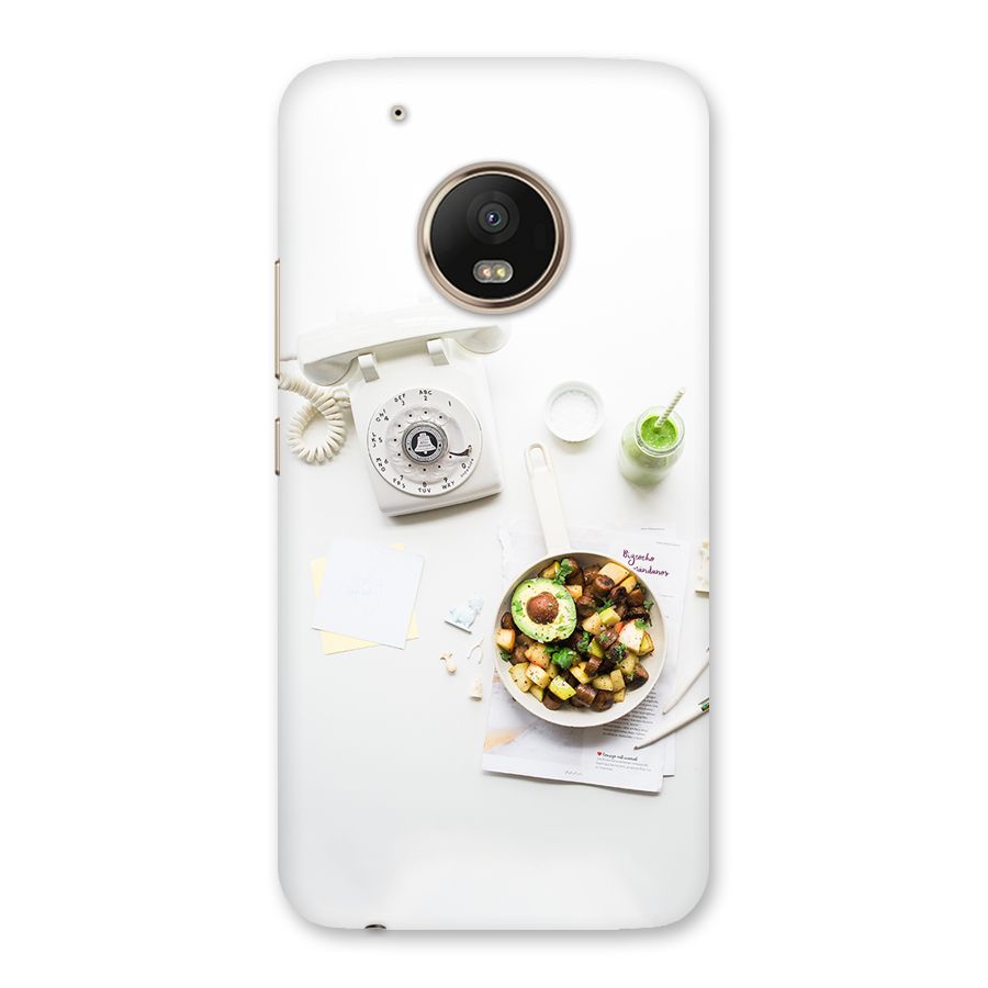 Morning Breakfast Back Case for Moto G5 Plus
