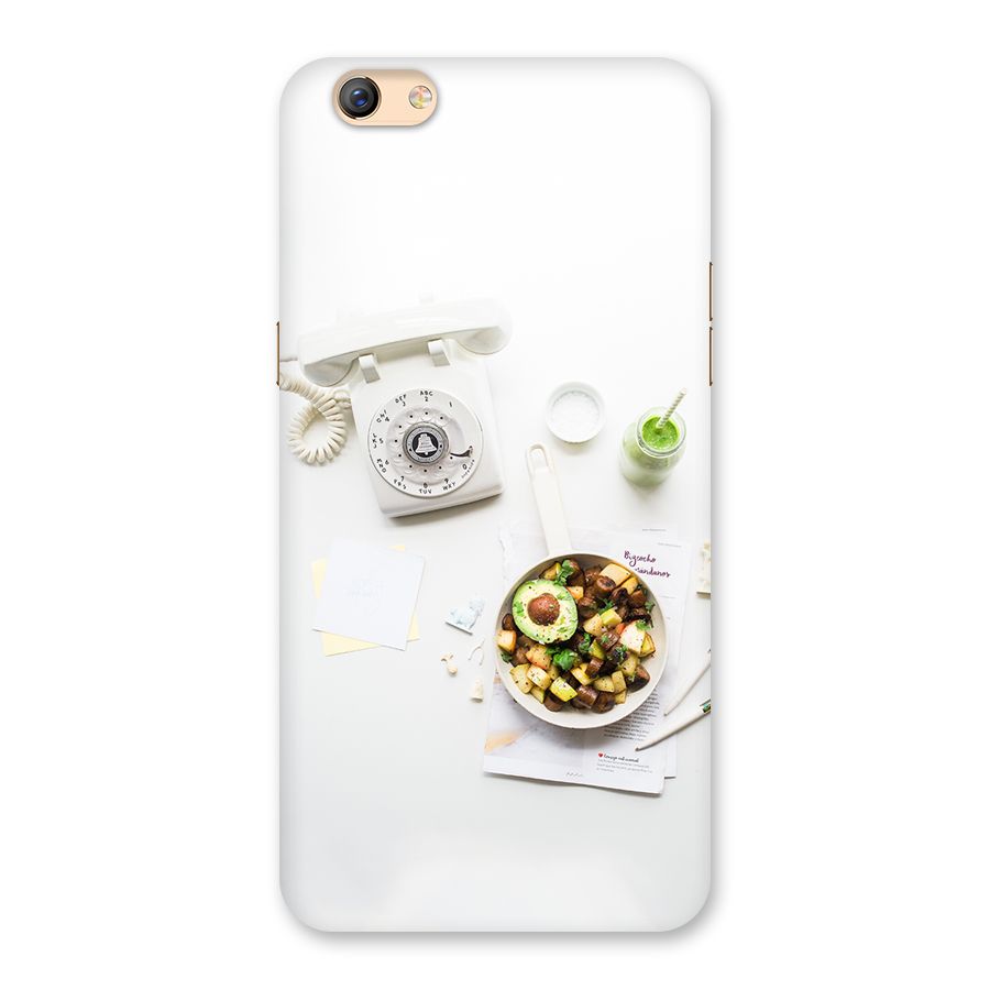 Morning Breakfast Back Case for Oppo F3 Plus