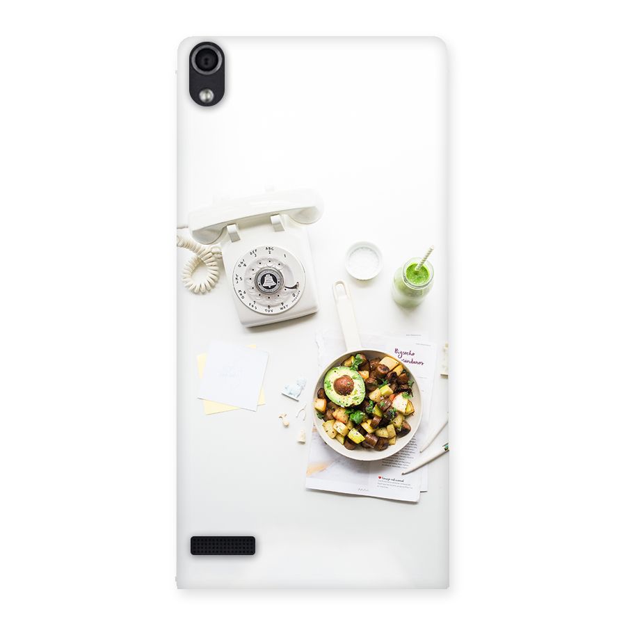 Morning Breakfast Back Case for Ascend P6