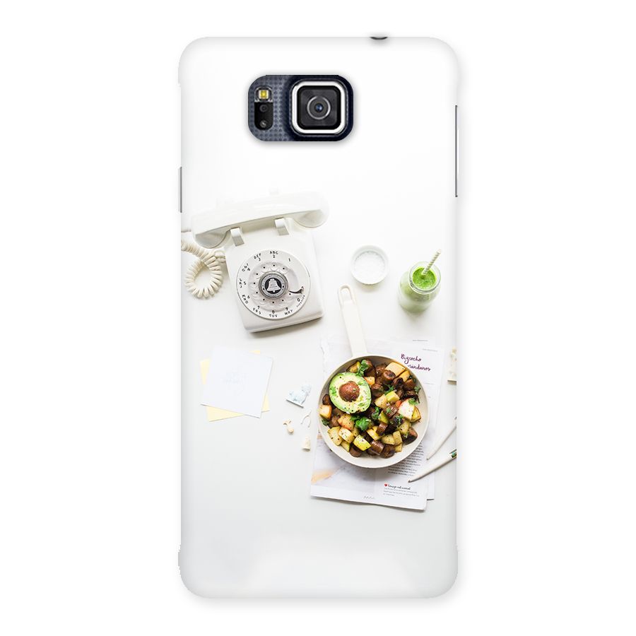 Morning Breakfast Back Case for Galaxy Alpha