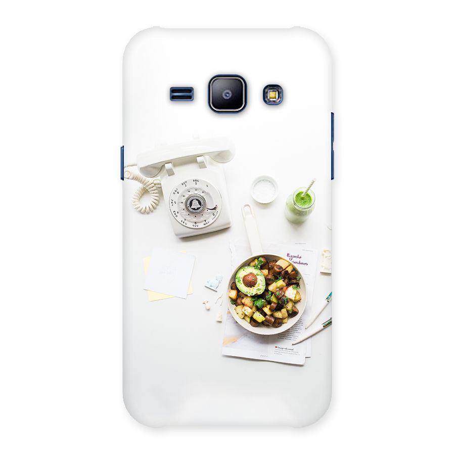 Morning Breakfast Back Case for Galaxy J1