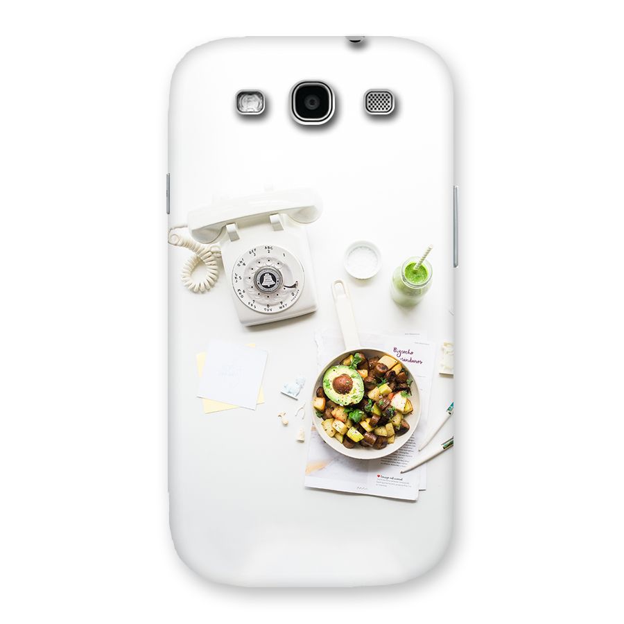 Morning Breakfast Back Case for Galaxy S3