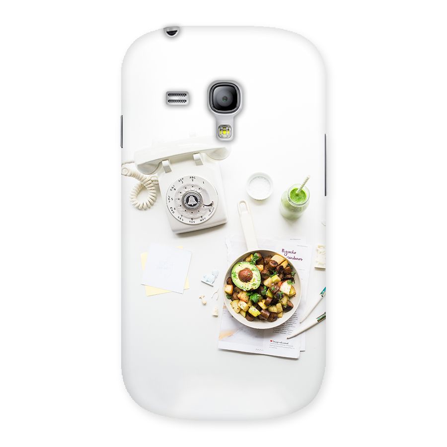 Morning Breakfast Back Case for Galaxy S3 Mini