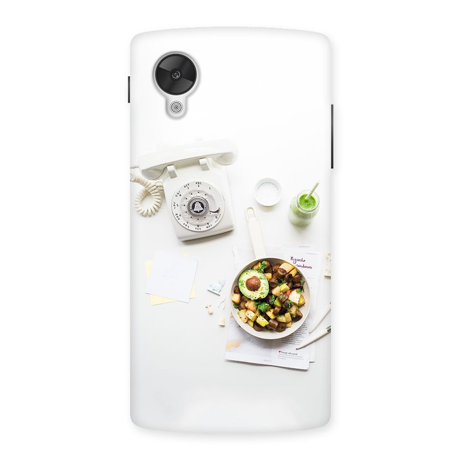 Morning Breakfast Back Case for Google Nexsus 5