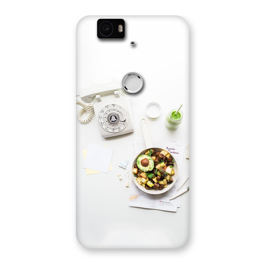 Morning Breakfast Back Case for Google Nexus-6P