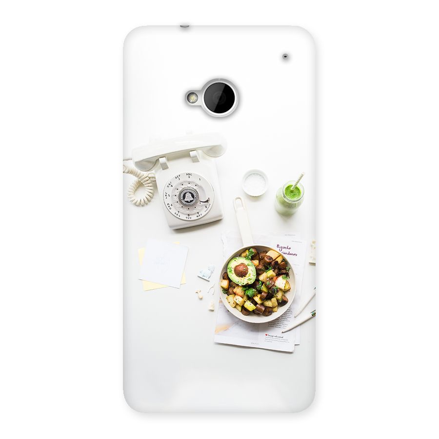 Morning Breakfast Back Case for HTC One M7
