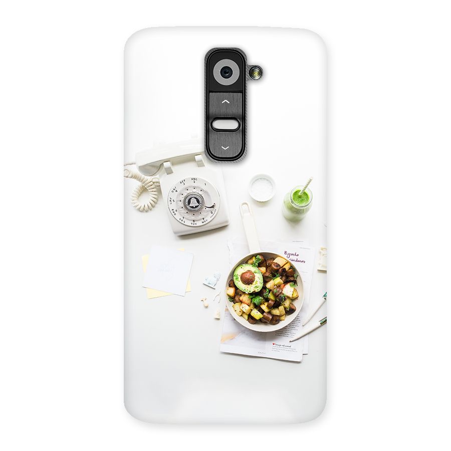 Morning Breakfast Back Case for LG G2