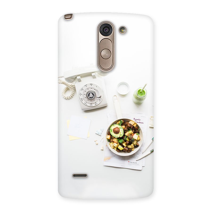 Morning Breakfast Back Case for LG G3 Stylus