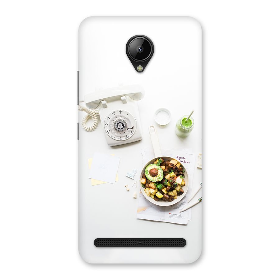 Morning Breakfast Back Case for Lenovo C2