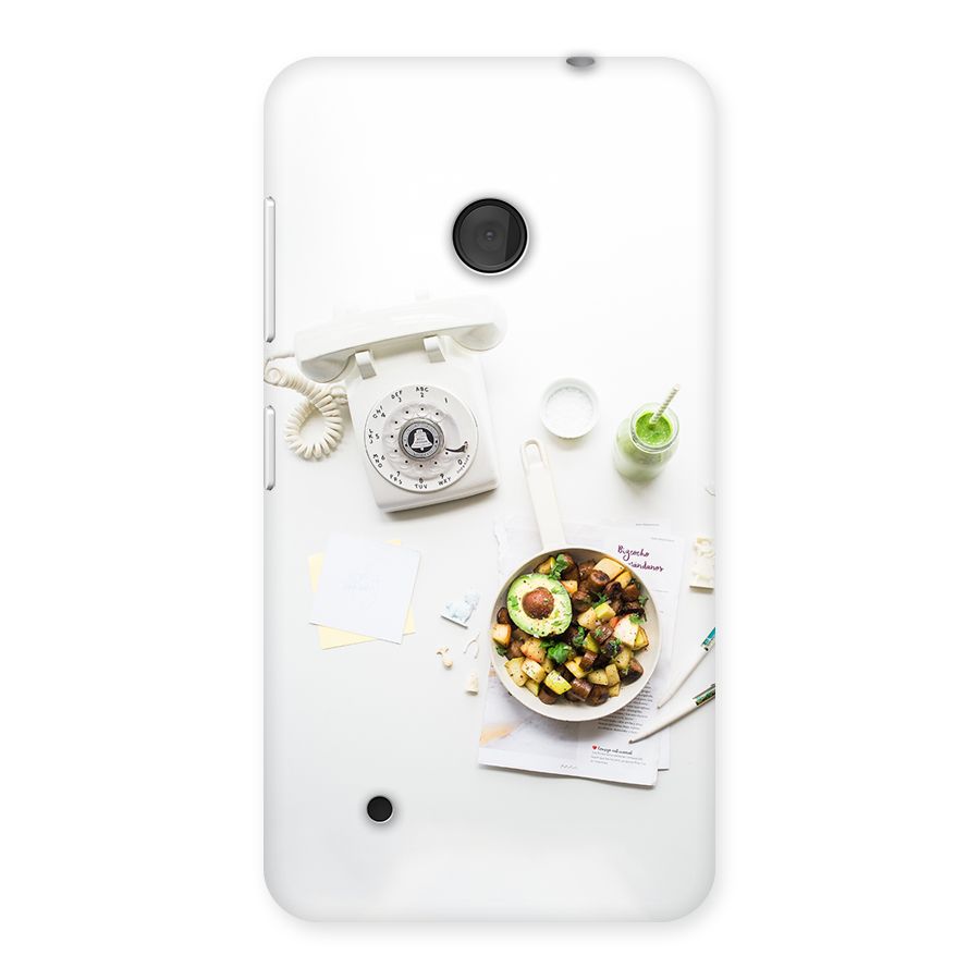 Morning Breakfast Back Case for Lumia 530