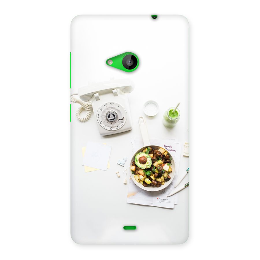 Morning Breakfast Back Case for Lumia 535