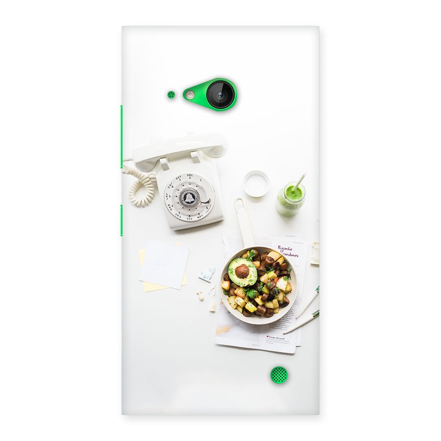 Morning Breakfast Back Case for Lumia 730