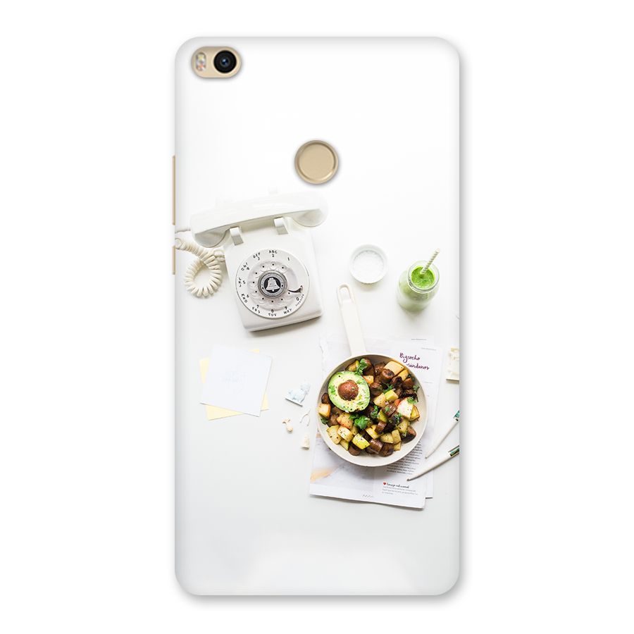 Morning Breakfast Back Case for Mi Max 2