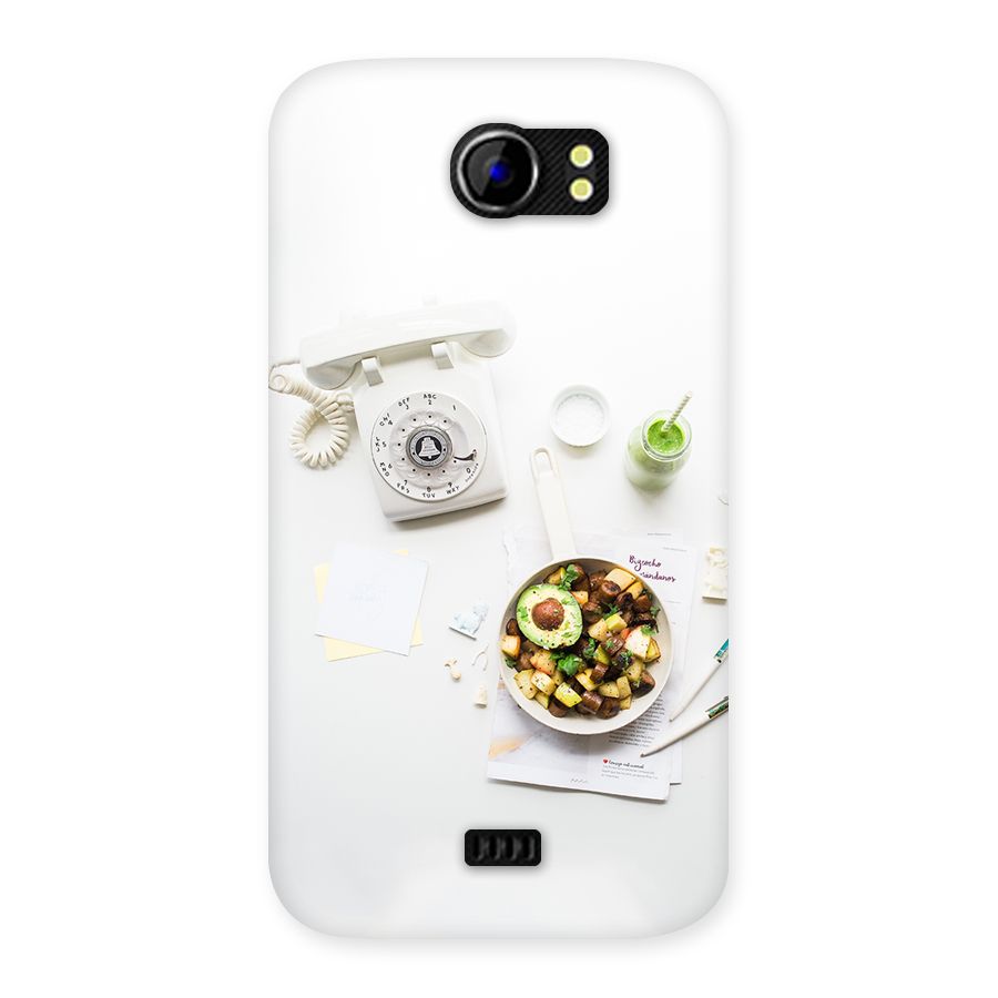 Morning Breakfast Back Case for Micromax Canvas 2 A110