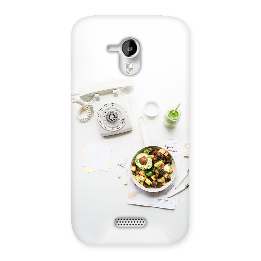 Morning Breakfast Back Case for Micromax Canvas HD A116
